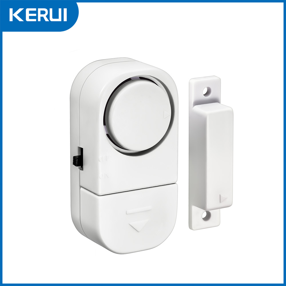 Door Stop Alarm - KERUI เซ็นเซอร์ประตูอิสระนาฬิกาปลุก 90dB ประตู Magnetic Sensor