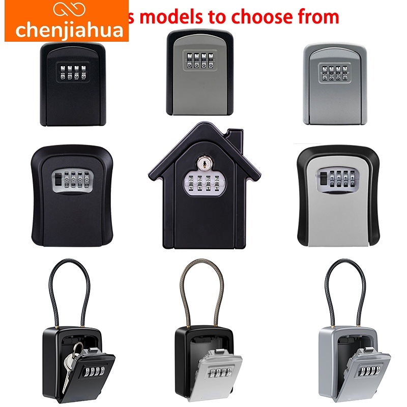 Lockbox Key Secure - Wall Mount Key Storage Secret กล่อง