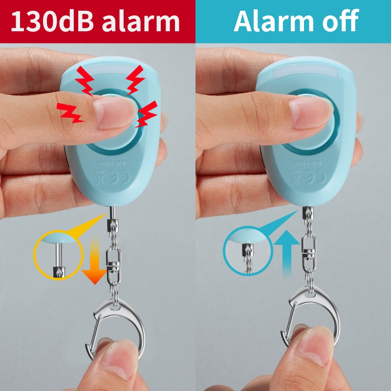 สัญญาณเตือนภัยส่วนบุคคลแบบชาร์ - Personal Alarm Keychain บทวิจารณ์และราคา