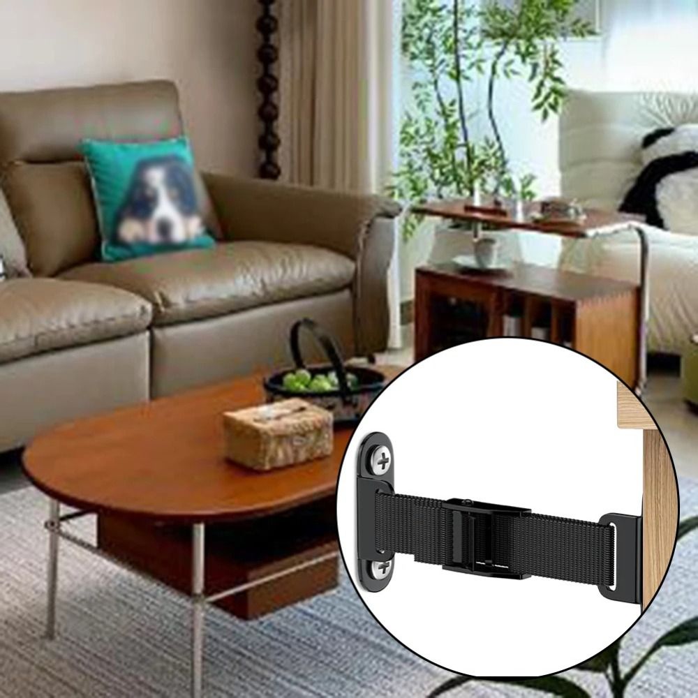 อุปกรณ์ยึดเฟอร์นิเจอร์ป้องกันแ - Earthquake Anchor Strap บทวิจารณ์และราคา