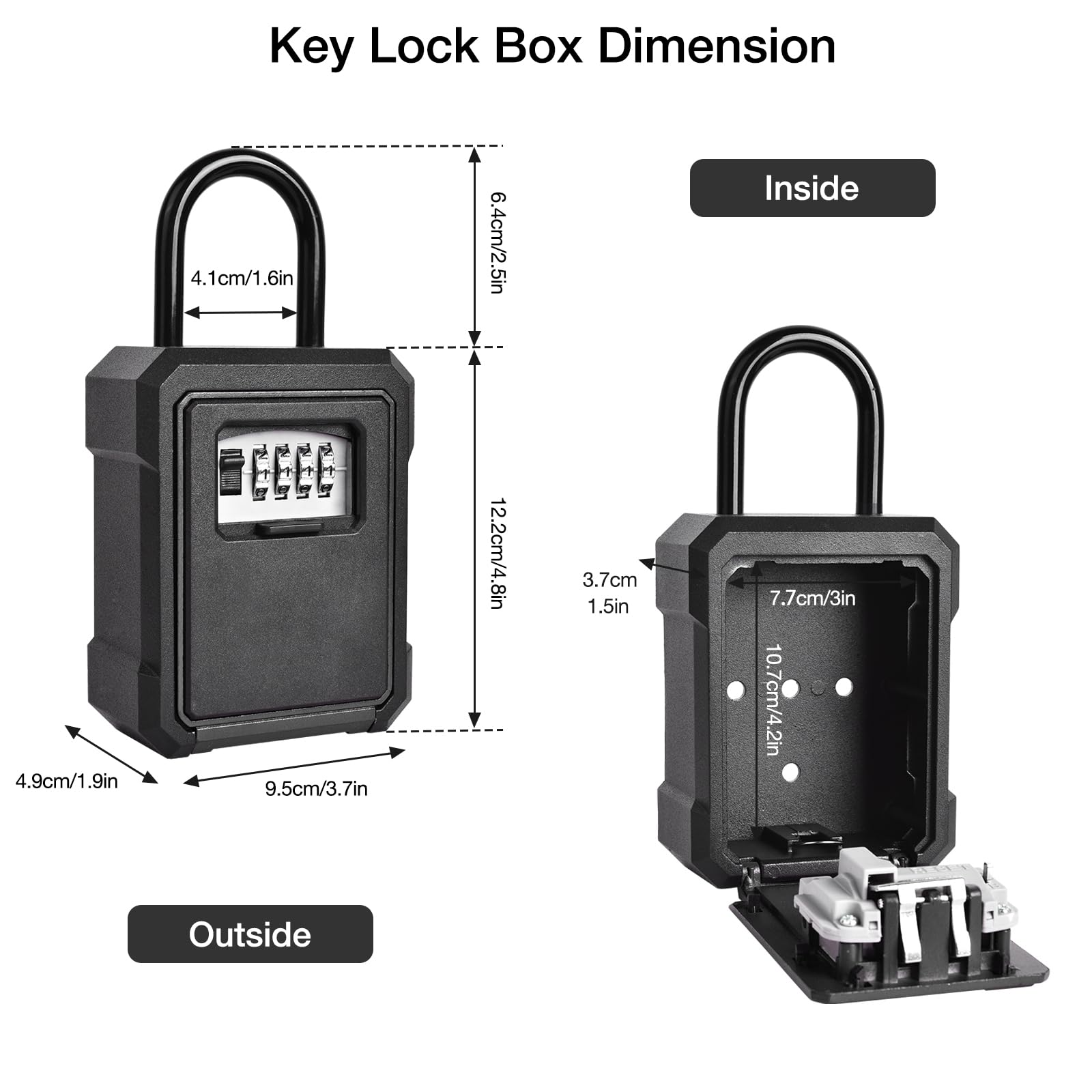 โลหะผสมกล่องล็อคกุญแจรักษาความ - Lockbox Key Secure บทวิจารณ์และราคา