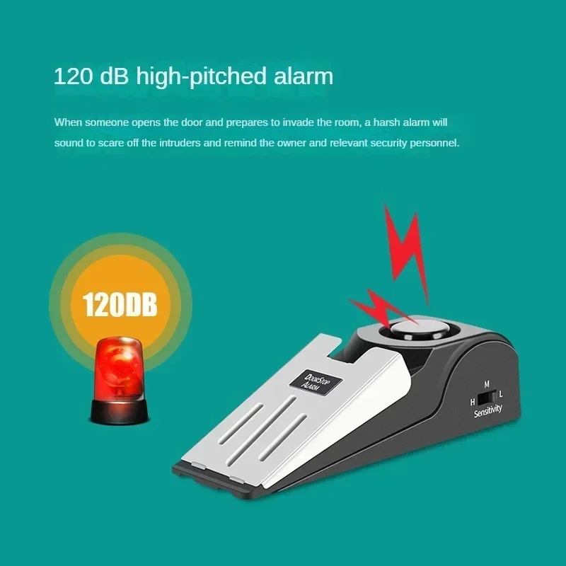 อุปกรณ์เตือนภัยแบบพกพาสำหรับปร - Door Stop Alarm บทวิจารณ์และราคา