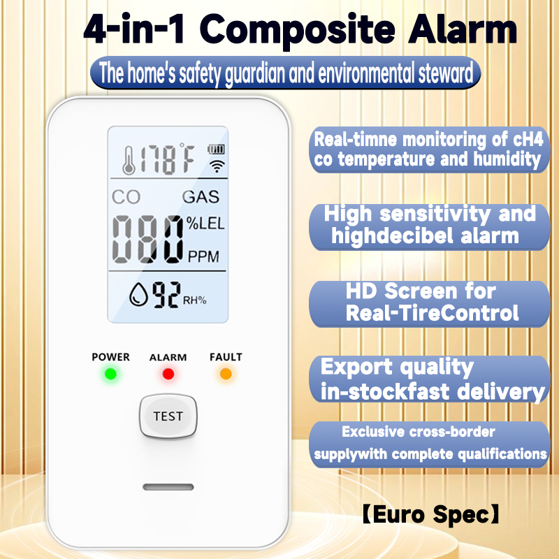 เครื่องตรวจจับก๊าซ 4 in 1 เครื - Co Detector Plug บทวิจารณ์และราคา