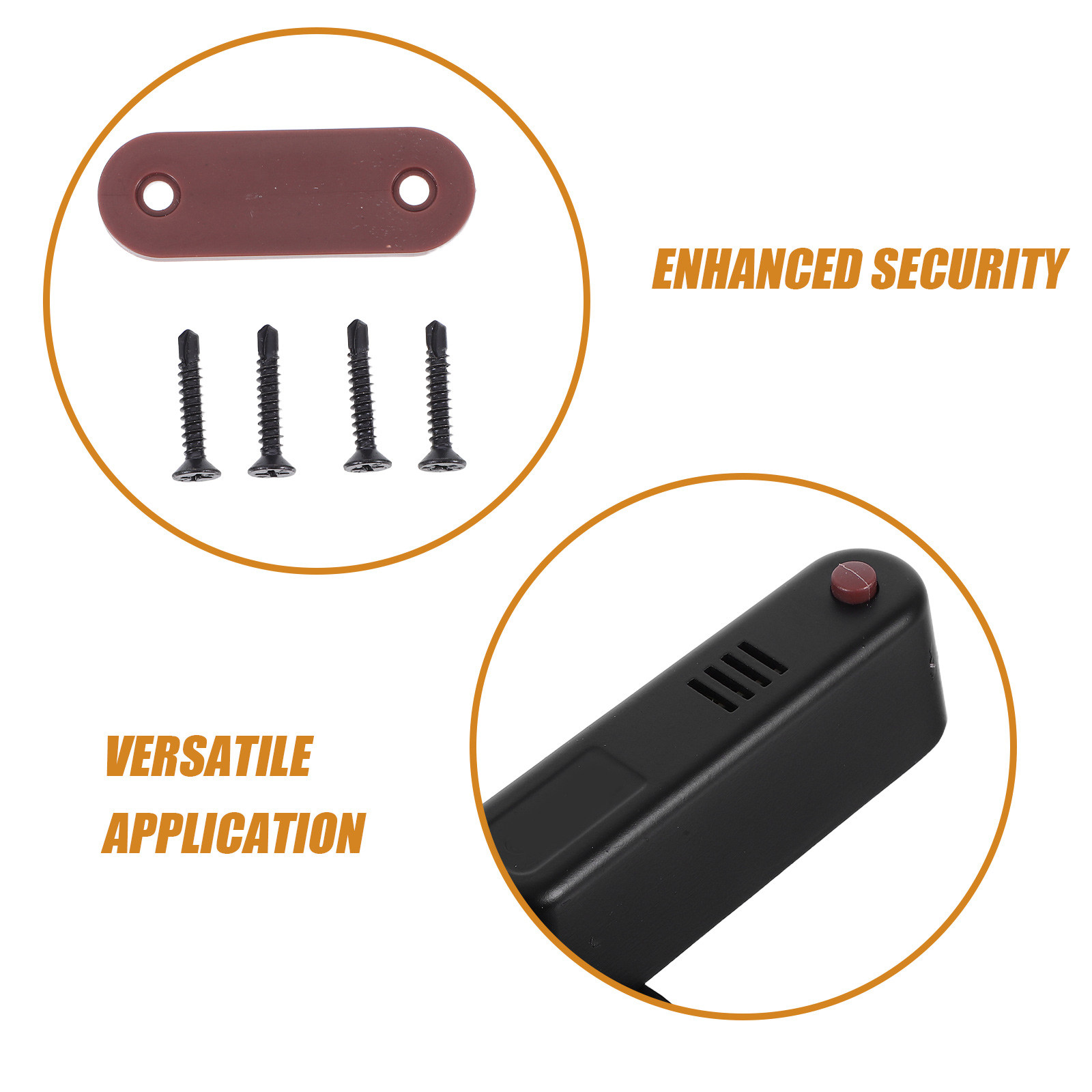 อุปกรณ์กันขโมยแบบพกพาสำหรับประ - Door Stop Alarm บทวิจารณ์และราคา