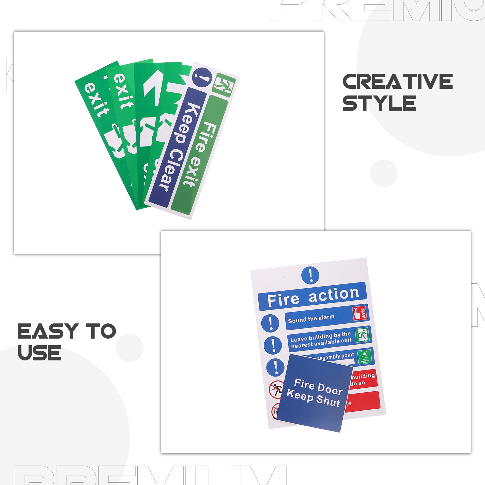 ชุดป้ายทางออกฉุกเฉิน 21 ชิ้น พ - Emergency Exit Sign บทวิจารณ์และราคา