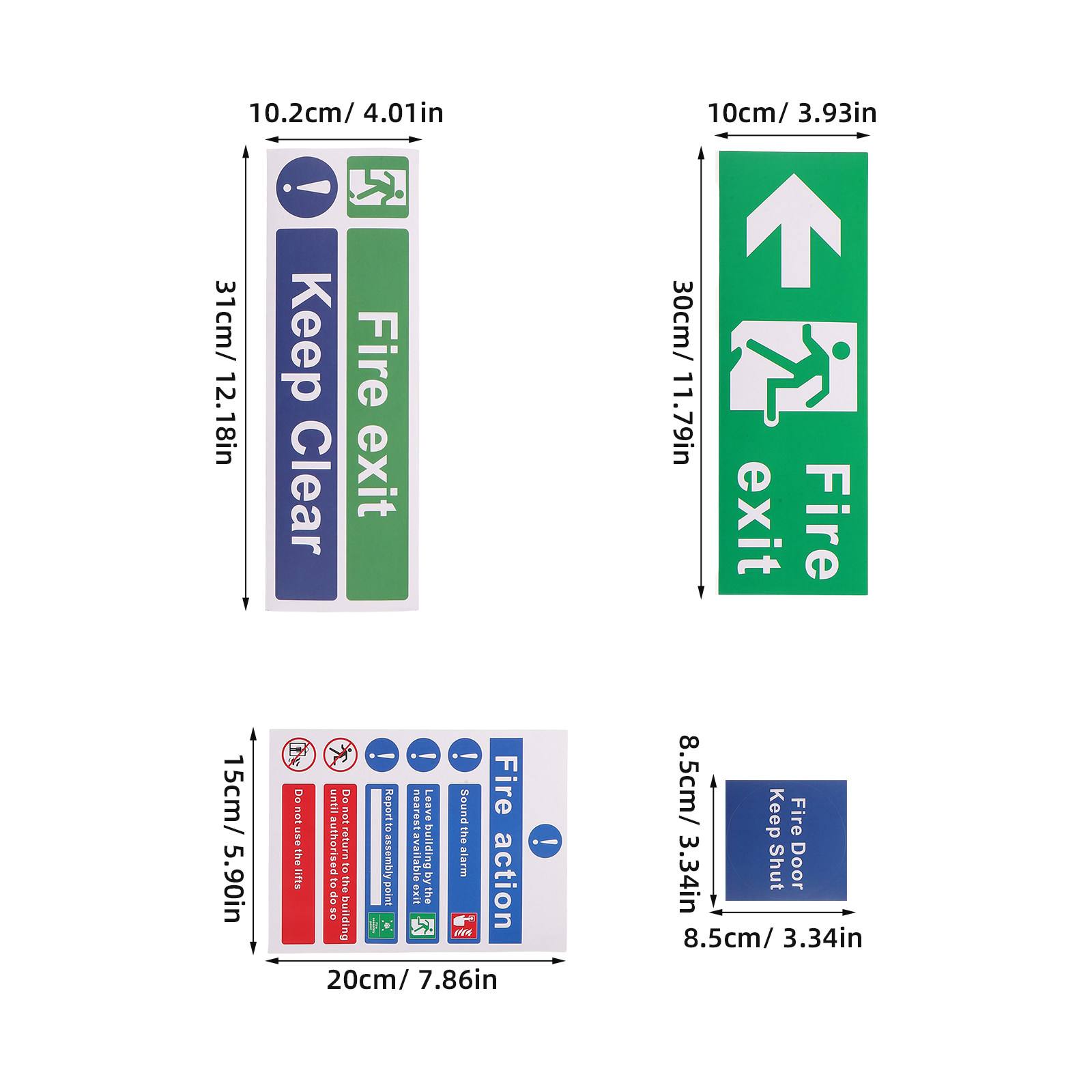 ชุดป้ายทางออกฉุกเฉิน 21 ชิ้น พ - Emergency Exit Sign บทวิจารณ์และราคา