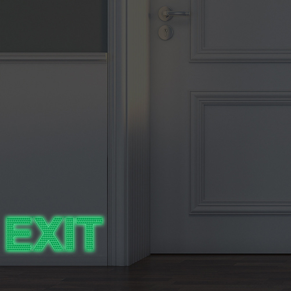 สติกเกอร์เตือนความปลอดภัยทางออ - Emergency Exit Sign บทวิจารณ์และราคา