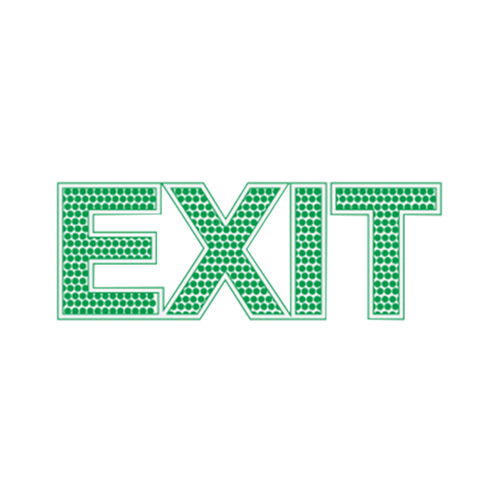 สติกเกอร์เตือนความปลอดภัยทางออ - Emergency Exit Sign บทวิจารณ์และราคา
