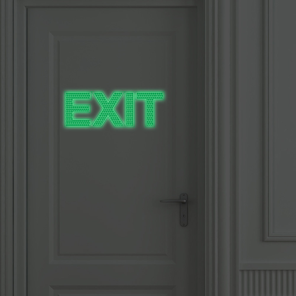 สติกเกอร์เตือนความปลอดภัยทางออ - Emergency Exit Sign บทวิจารณ์และราคา