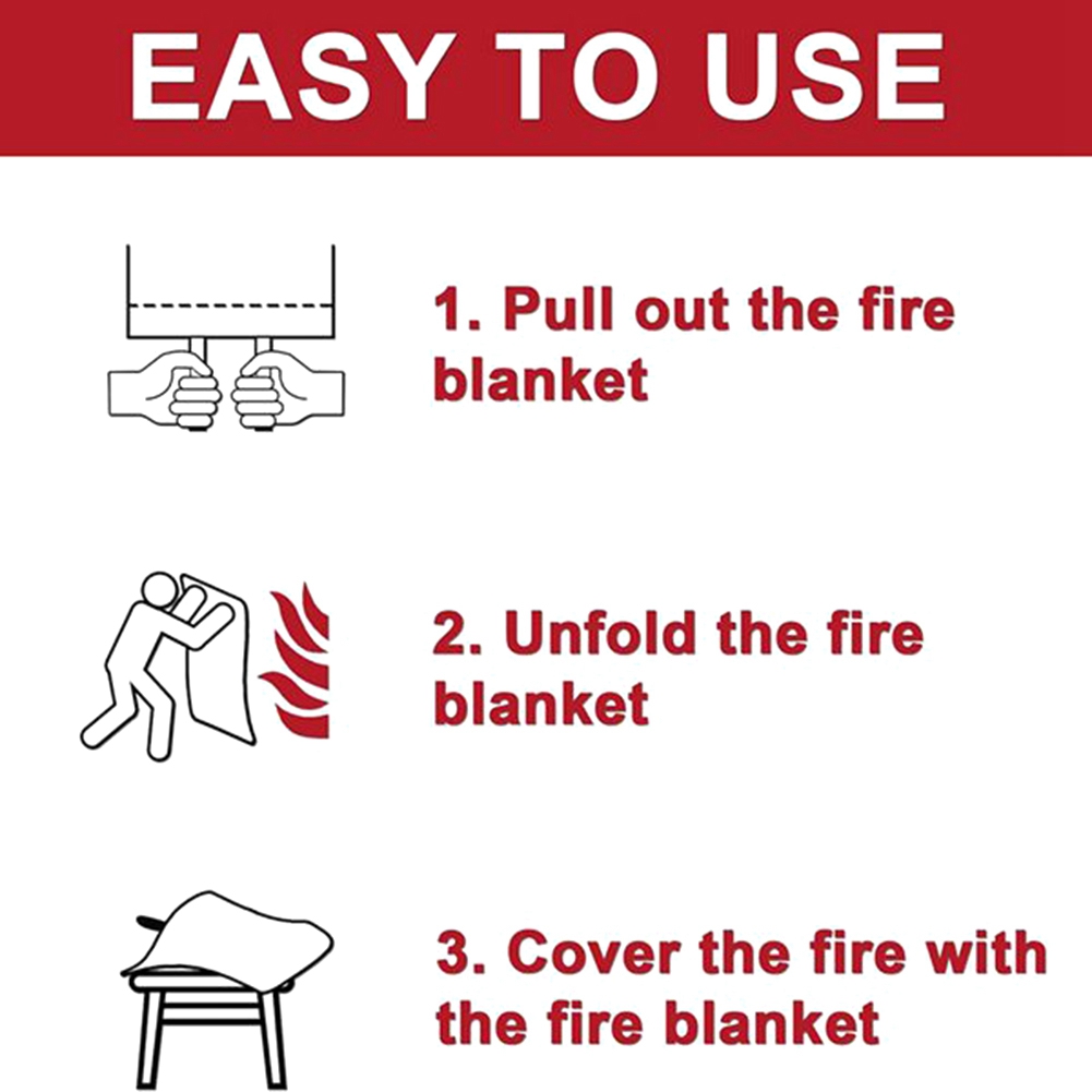 AED2-ผ้าห่มดับเพลิงฉุกเฉิน, ผ้ - Fire Blanket Kitchen บทวิจารณ์และราคา